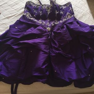 Purple formal dress