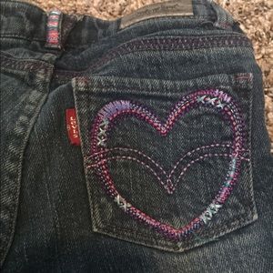 Girls Levi jeans, like new!