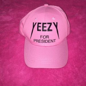 yeezy for president pink hat