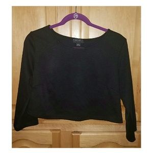 Forever 21+ Black Crop Top