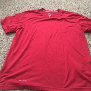 Nike dry fit men's workout shirt.