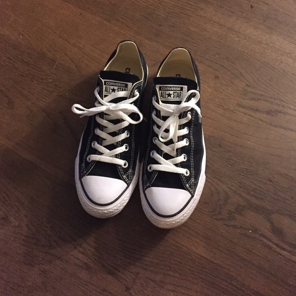 Black Converse Chuck Taylors worn only once!