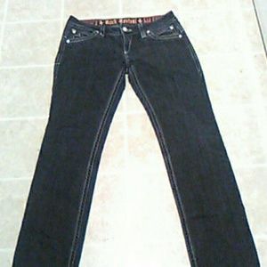 Ladies designer rock revival denim jeans size 31
