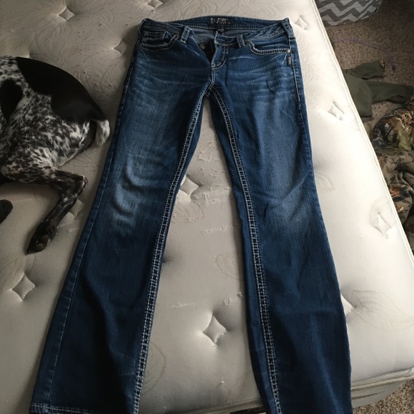 Silver jeans