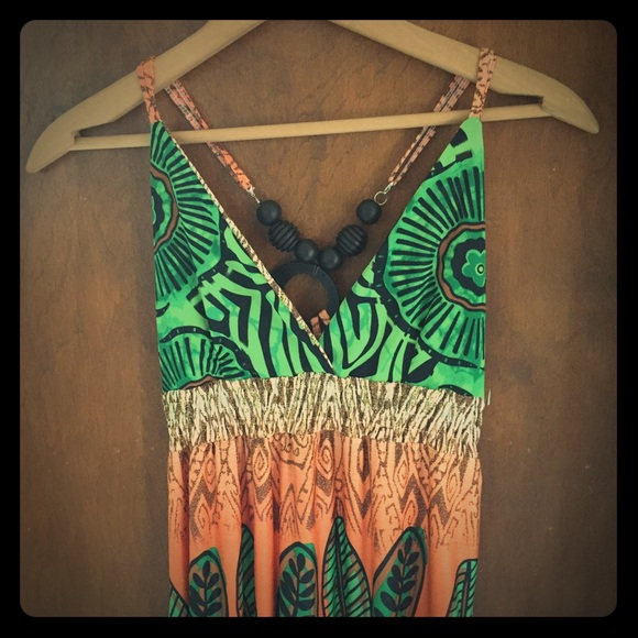 Gorgeous, bright, one of a kind summer tank