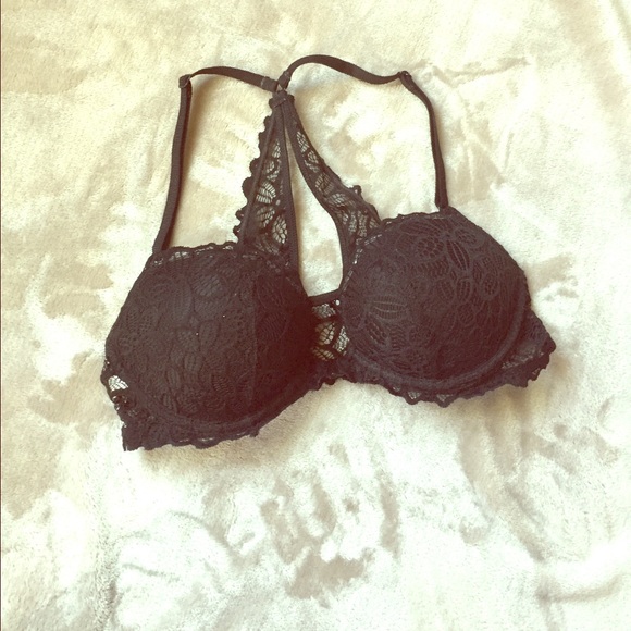 Black Victoria's Secret bra.