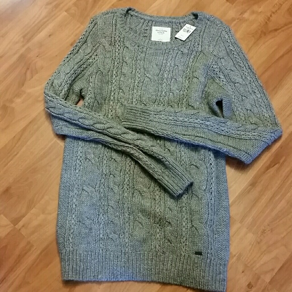 With tags: Abercrombie cable knit sweater dress