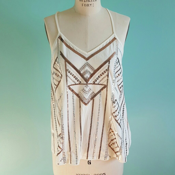Express Sequin top