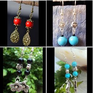 8 pairs of new earrings