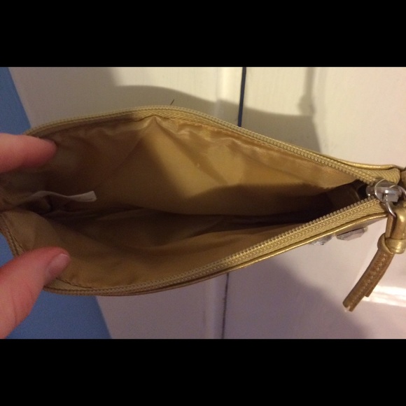 Gold Claire's Small Crossbody Bag - Picture 2 of 2