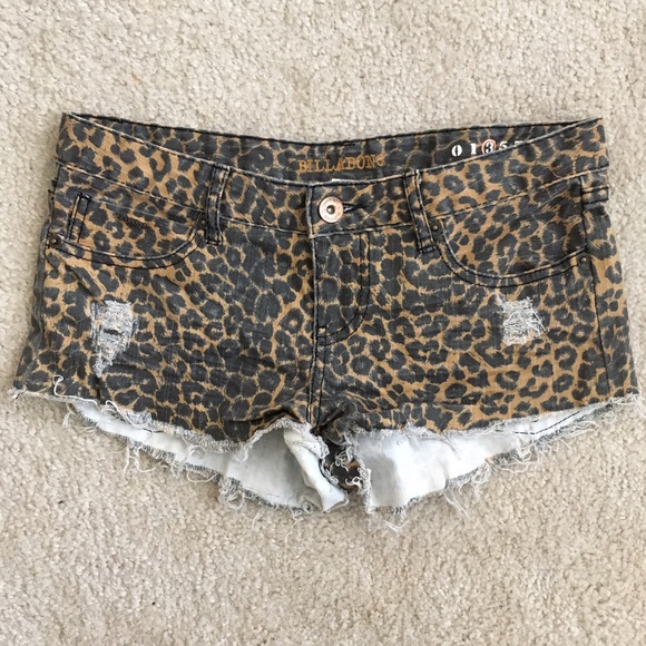 Billabong cheetah shorts