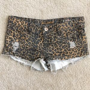 Billabong cheetah shorts
