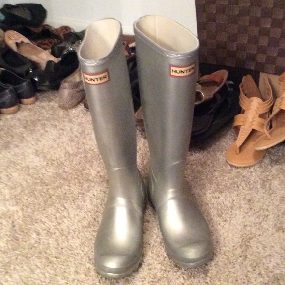 Silver Hunter Boots