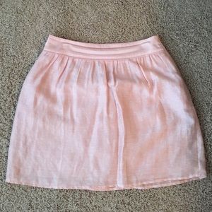 Ballerina pink a-line skirt, Loft size 6