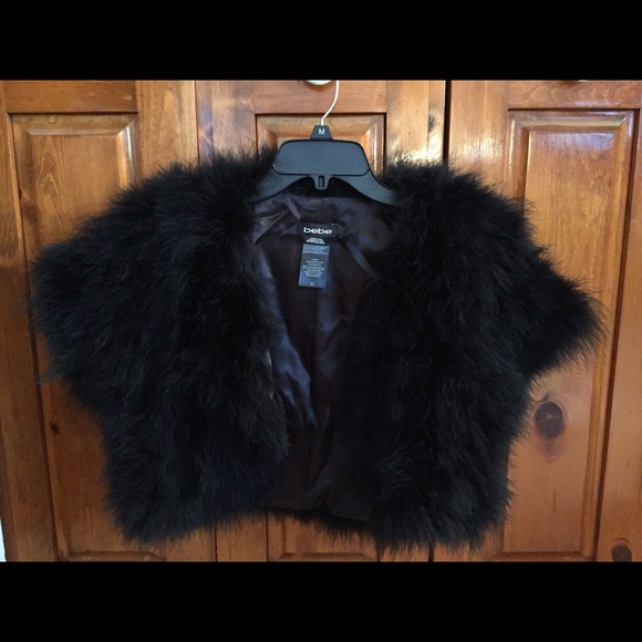 Bebe feather jacket