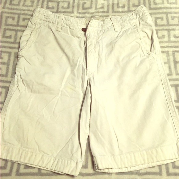 Men's Abercrombie & Fitch Shorts (White)