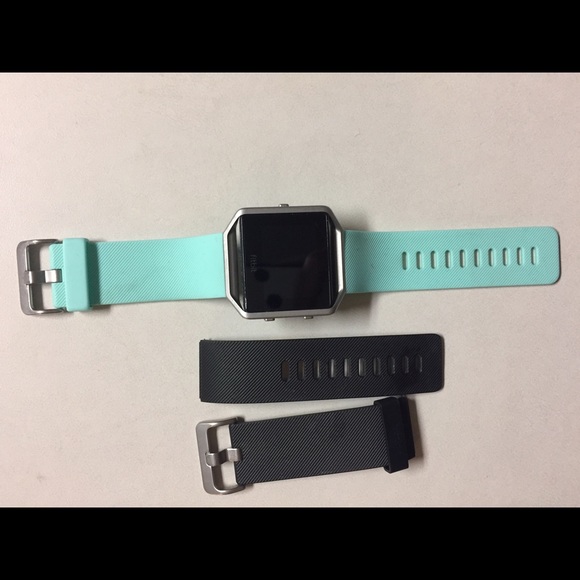 Fitbit blaze. Worn 4 times. With extra black band.