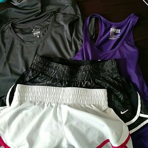 Lot of Nike running clothes