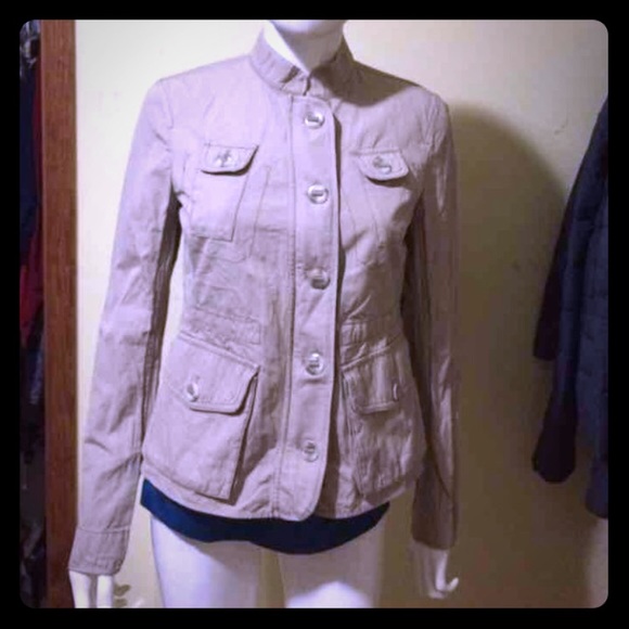 LOFT Khaki Perfect Utility Jacket - Picture 2 of 3