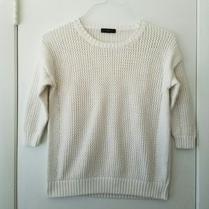 DONATED!! J. Crew Cotton Knit Cream Sweater
