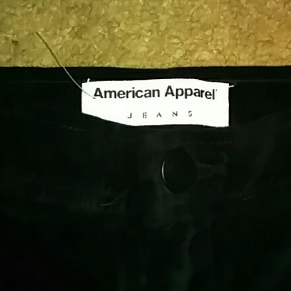 American apperal velvet highwaisted pants