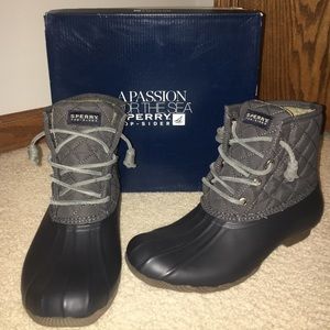 NEW SPERRY Top-Sider Gray Duck Boots