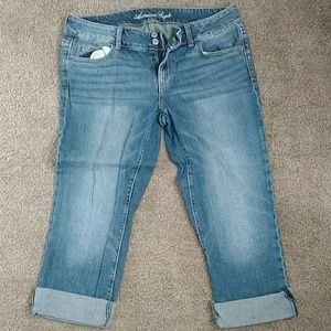 American eagle cropped pants