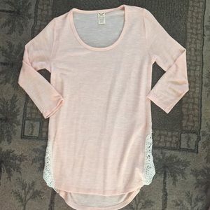 Pretty Tunic Top Lace Detailing