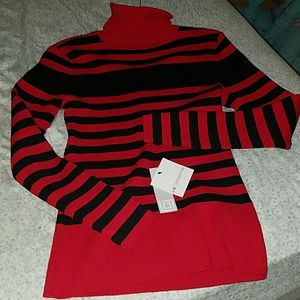 Liz Claiborne Ribbon turtleneck