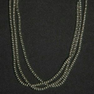 Silpada Triple Strand Popcorn Necklace