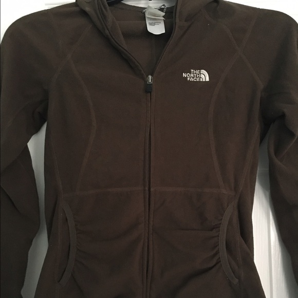 North Face brown exercise jacket