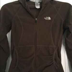 North Face brown exercise jacket