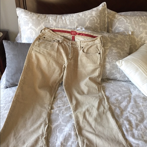 Beige corduroy Abercrombie