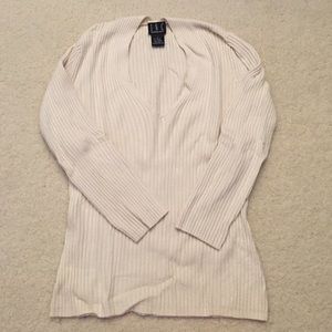 INC v neck softest ribbed sweater