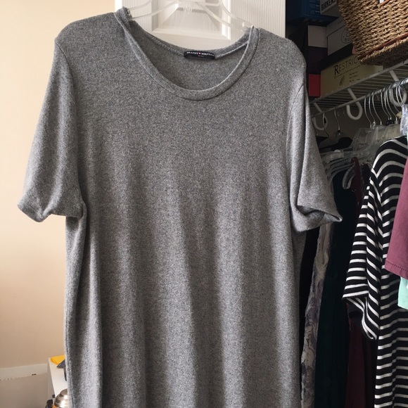 Grey Brandy Melville T-Shirt Dress