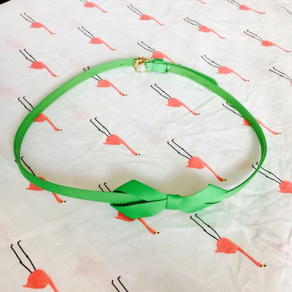 Lilly Pulitzer Lime Green Bow Belt