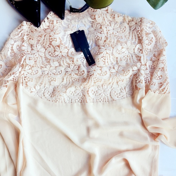 🍓Brand new Stella Jamie silk lace blouse - Picture 2 of 3