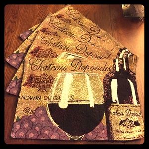 Set of 4 table placemats