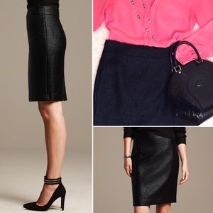 🌡SALE🌡Banana Republic metallic tweed skirt