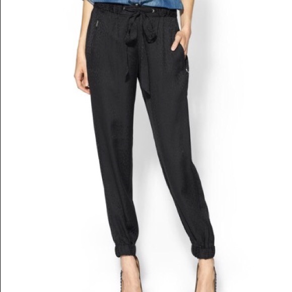 French connection leopard pant jogger style