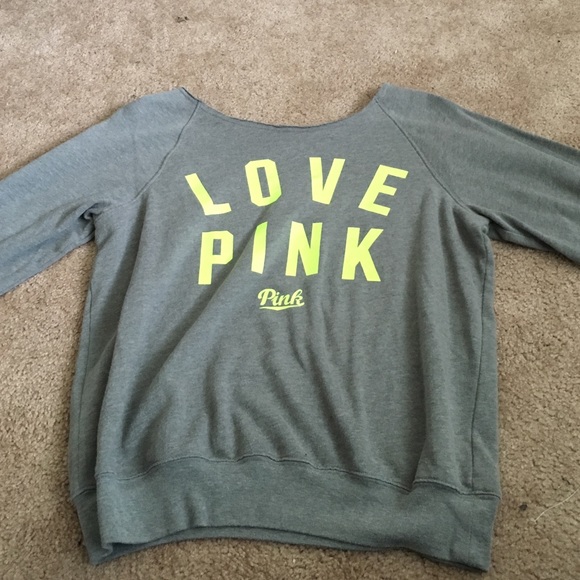 Victoria's Secret PINK off shoulder sweatshirt