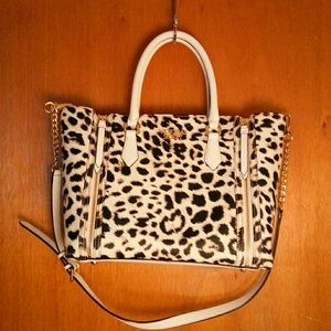 VICTORIA'S SECRET Leopard Print Satchel Purse