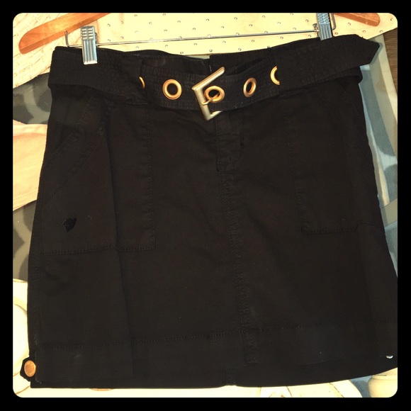 Sanctuary black belted skirt size 25