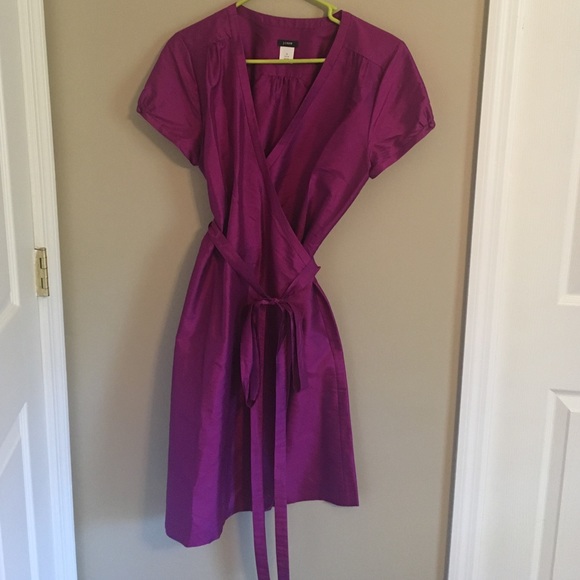 J Crew Silk Wrap Dress