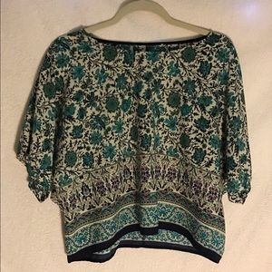 Pattern Crop Top