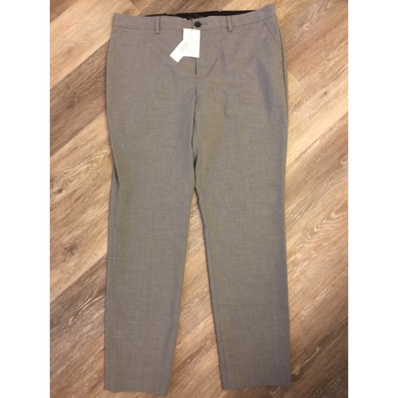 BANANA REPUBLIC MARTIN FIT GRAY PANTS - Picture 2 of 4