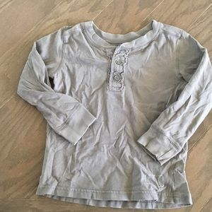 Grey long sleeve Henley