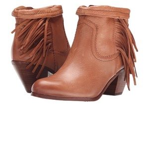 Sam Edelman fringe booties