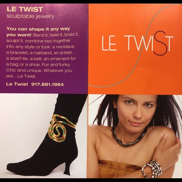 Le Twist ~ Sculptable Jewelry ~ Turquoise-Silver