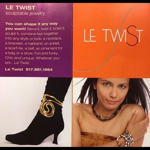 Le Twist ~ Sculptable Jewelry ~ Turquoise-Silver